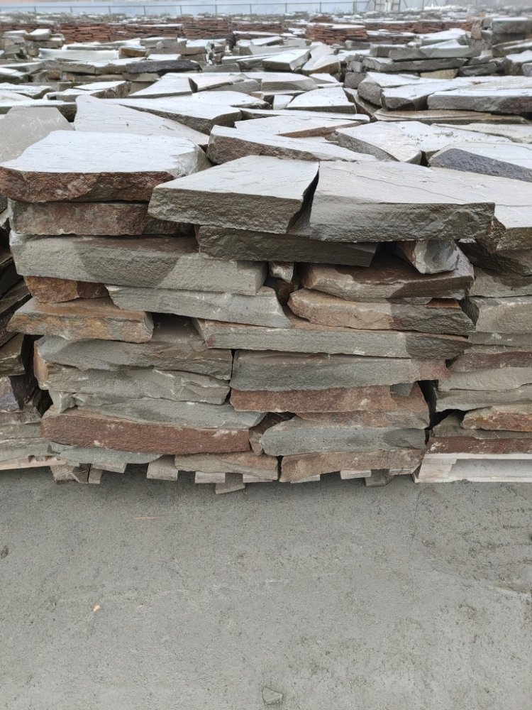 Плитняк песчаник серо-зелёный для мощения 60-65 мм купить в Верхней Туре