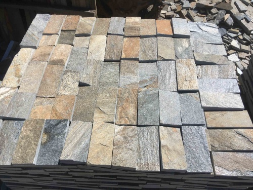 Плитка пилёная златолит Уральский для цоколя, отмостки купить в Верхней Туре