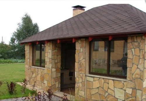 Плитняк златолит жёлтый золотистый для фасада 1,5-3см купить в Верхней Туре