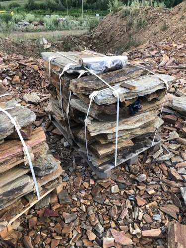 Плитняк кора дерева 50-100мм для пошаговых дорожек купить в Верхней Туре