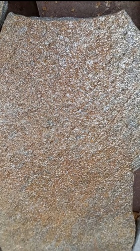 Плитняк златолит серебристый для цоколя, отмостки купить в Верхней Туре