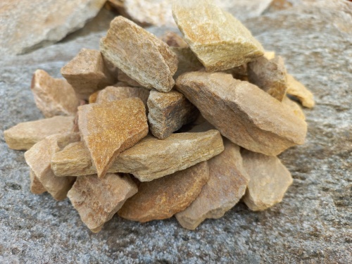 Златолит жёлтый декоративная каменная крошка купить в Верхней Туре