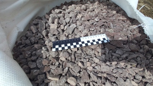 Лемезит декоративный щебень